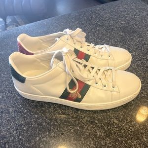 COPY - Gucci tennis shoes hardly worn. Comes with box.   Very comfortable